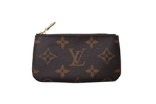 Load image into Gallery viewer, 極美品 LOUIS VUITTON ルイヴィトン カードキーケース ポシェットクレ ブラウン モノグラム M62650 ゴールド金具 中古 4c076615