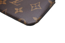 Load image into Gallery viewer, 極美品 LOUIS VUITTON ルイヴィトン カードキーケース ポシェットクレ ブラウン モノグラム M62650 ゴールド金具 中古 4c076615