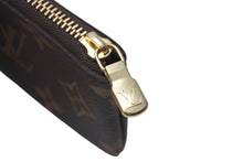Load image into Gallery viewer, 極美品 LOUIS VUITTON ルイヴィトン カードキーケース ポシェットクレ ブラウン モノグラム M62650 ゴールド金具 中古 4c076615