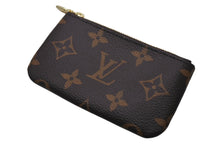 Load image into Gallery viewer, 極美品 LOUIS VUITTON ルイヴィトン カードキーケース ポシェットクレ ブラウン モノグラム M62650 ゴールド金具 中古 4c076615
