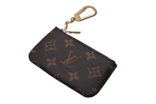 Load image into Gallery viewer, 極美品 LOUIS VUITTON ルイヴィトン カードキーケース ポシェットクレ ブラウン モノグラム M62650 ゴールド金具 中古 4c076615