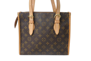 LOUIS VUITTON ルイヴィトン モノグラム ポパンクール オ ショルダーバッグ M40007 PVCコーティングキャンバス ブラウン 美品 中古 4c076618