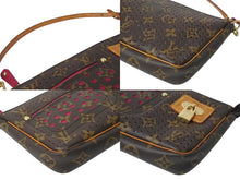 Load image into Gallery viewer, LOUIS VUITTON ルイヴィトン モノグラムペルフォ ポシェットアクセソワール アクセサリーポーチ M95183 フューシャ 美品 中古 4c076623
