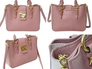 MIUMIU ミュウミュウ ハンドバッグ マドラス 2WAY ショルダーバッグ ピンク RN799C 美品 中古 4c076628