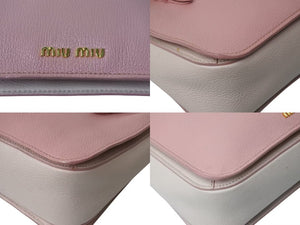 MIUMIU ミュウミュウ ハンドバッグ マドラス 2WAY ショルダーバッグ ピンク RN799C 美品 中古 4c076628