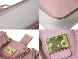 MIUMIU ミュウミュウ ハンドバッグ マドラス 2WAY ショルダーバッグ ピンク RN799C 美品 中古 4c076628