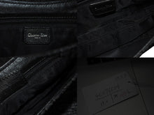 Load image into Gallery viewer, Christian Dior クリスチャンディオール ストリートシック ワンショルダーバッグ トロッター柄 キャンバス レザー ブラック 美品 中古 4c076634
