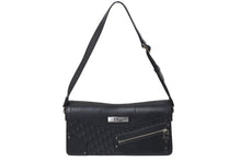 Load image into Gallery viewer, Christian Dior クリスチャンディオール ストリートシック ワンショルダーバッグ トロッター柄 キャンバス レザー ブラック 美品 中古 4c076634