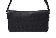 Load image into Gallery viewer, Christian Dior クリスチャンディオール ストリートシック ワンショルダーバッグ トロッター柄 キャンバス レザー ブラック 美品 中古 4c076634