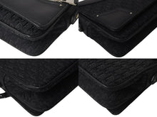 Load image into Gallery viewer, Christian Dior クリスチャンディオール ストリートシック ワンショルダーバッグ トロッター柄 キャンバス レザー ブラック 美品 中古 4c076634