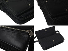 Load image into Gallery viewer, Christian Dior クリスチャンディオール ストリートシック ワンショルダーバッグ トロッター柄 キャンバス レザー ブラック 美品 中古 4c076634