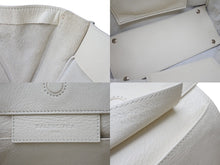 Load image into Gallery viewer, BALENCIAGA バレンシアガ THE PAPER ザペーパー ハンドバッグ アイボリー レザー 370926 手持ち 鞄 美品 中古 4c076635