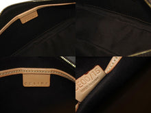 Load image into Gallery viewer, CELINE セリーヌ ワンショルダーバッグ ミニハンドバッグ アクセサリーポーチ マカダム柄 ブラウン 美品 中古 4c076636 正規品