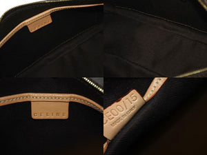 CELINE セリーヌ ワンショルダーバッグ ミニハンドバッグ アクセサリーポーチ マカダム柄 ブラウン 美品 中古 4c076636 正規品