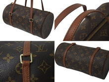Load image into Gallery viewer, LOUIS VUITTON ルイヴィトン モノグラム パピヨン26 ハンドバッグ M51366 ブラウン ロゴ ゴールド金具 美品 中古 4c076654