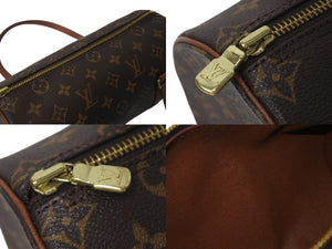 LOUIS VUITTON ルイヴィトン モノグラム パピヨン26 ハンドバッグ M51366 ブラウン ロゴ ゴールド金具 美品 中古 4c076654