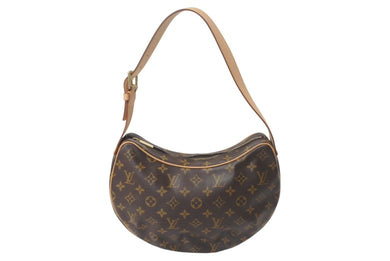 LOUIS VUITTON ルイヴィトン ハンドバッグ クロワッサンMM M51512 モノグラムキャンバス ブラウン 美品 中古 4c076657
