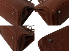 Load image into Gallery viewer, 極美品 HERMES エルメス バーキン30 ルージュアッシュ □M刻印 トリヨンクレマンス シルバー金具 ハンドバッグ 中古 4c076668
