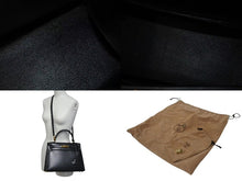 Load image into Gallery viewer, HERMES エルメス ケリー28 外縫い ブラック ○Z刻印 カーフスキン ゴールド金具 ハンドバッグ 美品 中古 4c076669