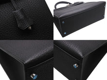 Load image into Gallery viewer, 新品同様 HERMES エルメス ケリー32 外縫い ブラック □L刻印 トゴ シルバー金具 ハンドバッグ 2WAY 中古 4c076671