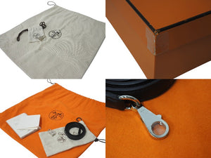新品同様 HERMES エルメス ケリー32 外縫い ブラック □L刻印 トゴ シルバー金具 ハンドバッグ 2WAY 中古 4c076671