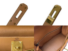 Load image into Gallery viewer, HERMES エルメス ケリー 28 外縫い ブラック □G刻印 ヴォーシャモニー V金具 ゴールド金具 ハンドバッグ 中古 4c076674
