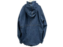 Load image into Gallery viewer, 極美品 CHROME HEARTS クロムハーツ RUCKUS ハーフジップ デニムノアラック パーカー メンズ M 中古 4c076693