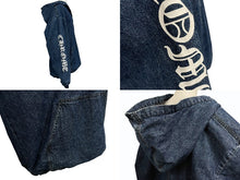 Load image into Gallery viewer, 極美品 CHROME HEARTS クロムハーツ RUCKUS ハーフジップ デニムノアラック パーカー メンズ M 中古 4c076693