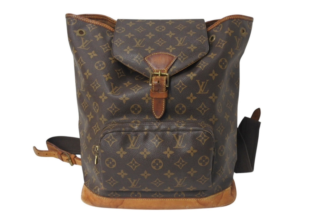 LOUIS VUITTON ルイヴィトン モンスリGM バックパック リュックサック モノグラム M51135 良品 中古 4c076695