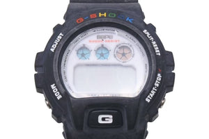 CASIO G-SHOCK A BATHING APE カシオ アベイシングエイプ ブラック シルバー金具 中古 4c076707