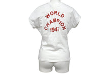 Load image into Gallery viewer, ChristianDior クリスチャンディオール J&#39;ADORE VネックTシャツ 3H16155400 コットン ホワイト レッド サイズ40 美品 中古 4c076711