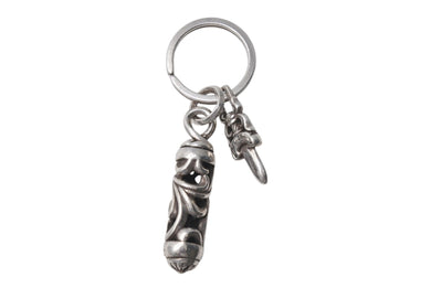 CHROME HEARTS クロムハーツ ROLLER&No5 DGGR ローラー #5ダガーキーリング 重量約31.0g シルバー925 美品 中古 4c076713