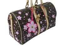 Load image into Gallery viewer, 新品未使用 LOUIS VUITTON ルイヴィトン LV × TM キーポル バンドリエール 45 チェリー モノグラム 村上隆 M13752 中古 4c076723