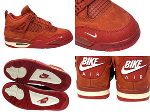 未使用 NIKE ナイキ AIR JORDAN 4 RETRO OG SP Nigel Sylvester アスリート ボルドー サイズ27cm 中古 4c076725 