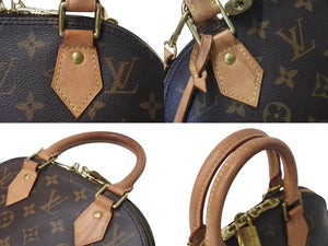 LOUIS VUITTON ルイヴィトン モノグラム アルマBB 2WAYハンドバッグ M53152 ショルダー ロゴ ゴールド金具 良品 中古 4c076734