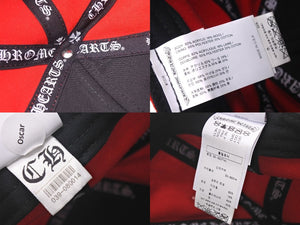 新品未使用 CHROME HEARTS クロムハーツ ベースボールキャップ 帽子 サイズ7 1/4 ケルティックハート ハート刺繍 中古 4c076736