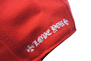 新品未使用 CHROME HEARTS クロムハーツ ベースボールキャップ 帽子 サイズ7 1/4 ケルティックハート ハート刺繍 中古 4c076736