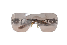 画像をギャラリービューアに読み込む, CHRISTIANDIOR クリスチャンディオール DIOR SPUNS リムレス サングラス メガネ 6LBFL ブラウン シルバー 美品 中古 4c076739