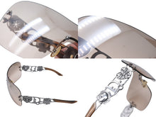 画像をギャラリービューアに読み込む, CHRISTIANDIOR クリスチャンディオール DIOR SPUNS リムレス サングラス メガネ 6LBFL ブラウン シルバー 美品 中古 4c076739