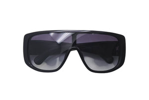 CHANEL シャネル Shield Sunglasses アセテート シールド サングラス 5495A ココマーク ブラック 良品 中古 4c076740