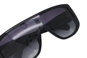 CHANEL シャネル Shield Sunglasses アセテート シールド サングラス 5495A ココマーク ブラック 良品 中古 4c076740