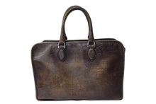 Load image into Gallery viewer, Berluti ベルルッティ アンジュール カリグラフィ ビジネスバッグ ブラウン スクリット レザー 美品 中古 4c067689