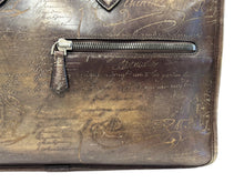 Load image into Gallery viewer, Berluti ベルルッティ アンジュール カリグラフィ ビジネスバッグ ブラウン スクリット レザー 美品 中古 4c067689