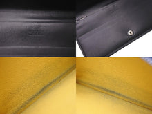 画像をギャラリービューアに読み込む, GOYARD ゴヤール リシュリュー 二つ折り長財布 ロングウォレット ブラック ヘリボーン柄 レザー APM20501 美品 中古 4c067997