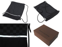 Load image into Gallery viewer, 極美品 Louis Vuitton ルイヴィトン ダミエグラフィット ジムセット ブラック M72514 付属品完品 中古 4c068288