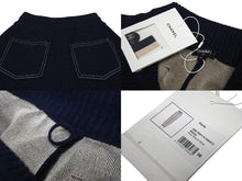 Load image into Gallery viewer, 新品未使用 CHANEL シャネル スウェットパンツ サイズ36 P65114K60972 ネイビー カシミヤ シルク ココマーク 中古 4c069358