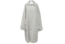 Load image into Gallery viewer, BALENCIAGA バレンシアガ ステンカラーコート 508505 サイズ44 18SS ラグラン ベージュ コットン 切りっぱなし 美品 中古 4c069649