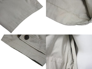 BALENCIAGA バレンシアガ ステンカラーコート 508505 サイズ44 18SS ラグラン ベージュ コットン 切りっぱなし 美品 中古 4c069649