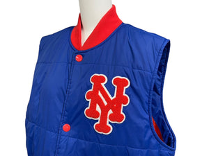 Mitchell&Ness ミシェルアンドネス ノースリーブダウンベスト サイズM オレンジ 6076A280539 美品 中古 4c069663