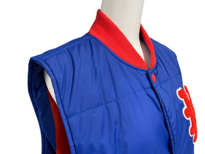 Mitchell&Ness ミシェルアンドネス ノースリーブダウンベスト サイズM オレンジ 6076A280539 美品 中古 4c069663